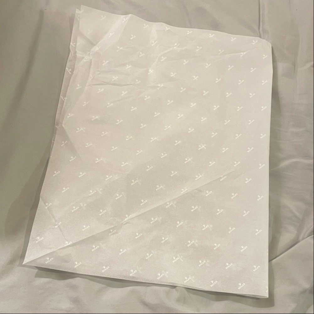 Authentic Rolex Wrapping tissue paper